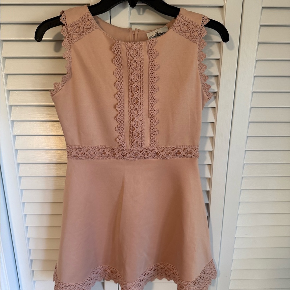 Rare Editions Blush Pink Dress